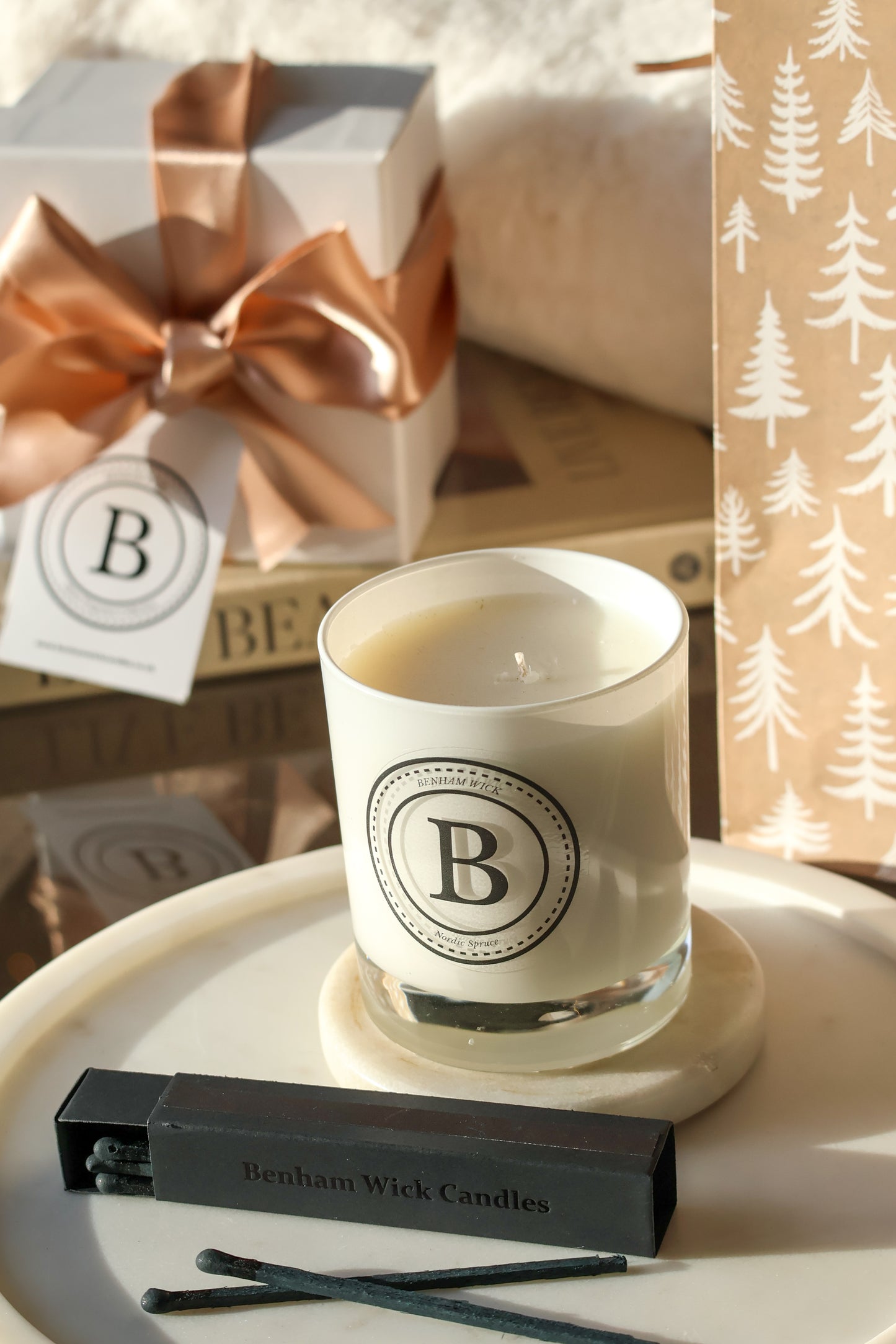 Candle Gift box with matches