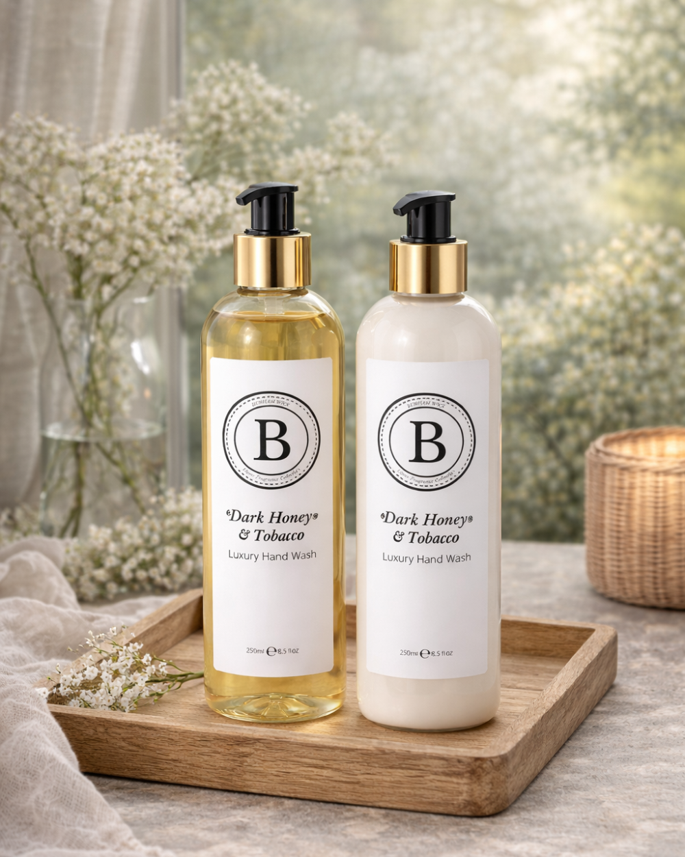 Dark Honey & Tobacco Hand Wash & Lotion