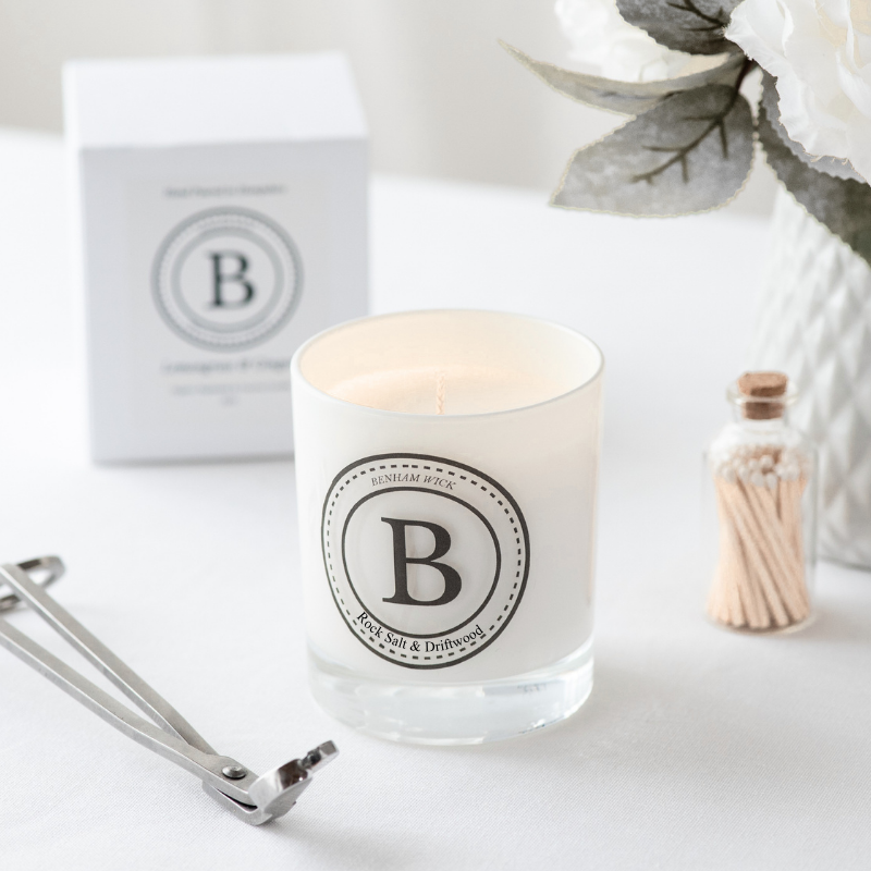Rock Salt & Driftwood Candle