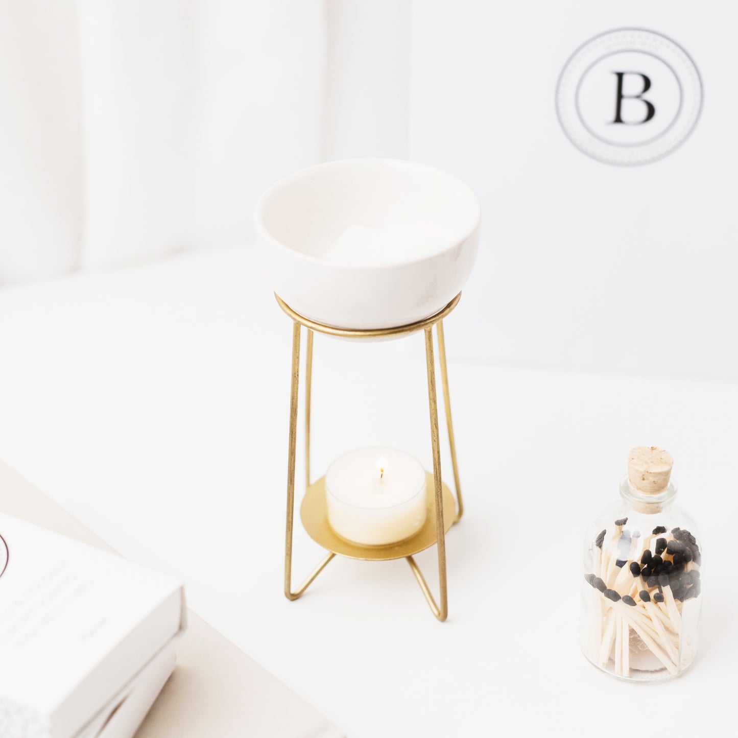 Benham Wick Champagne Gold Burner