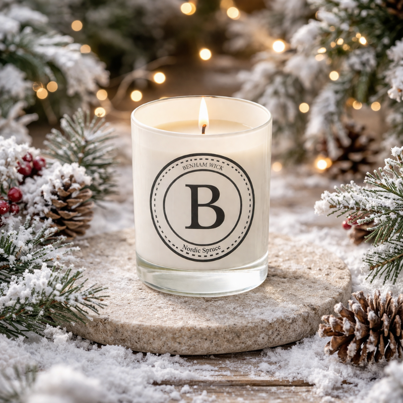 Festive Candle - Nordic Spruce