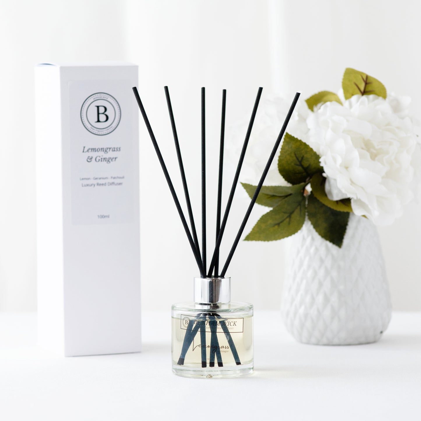 Lemongrass & Ginger Fragranced Reed Diffuser